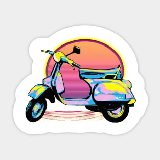 Vespa Sunset Sticker